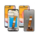 LCD Displej Samsung A01 Siroki konektora - Sa FREJMOM - OEM